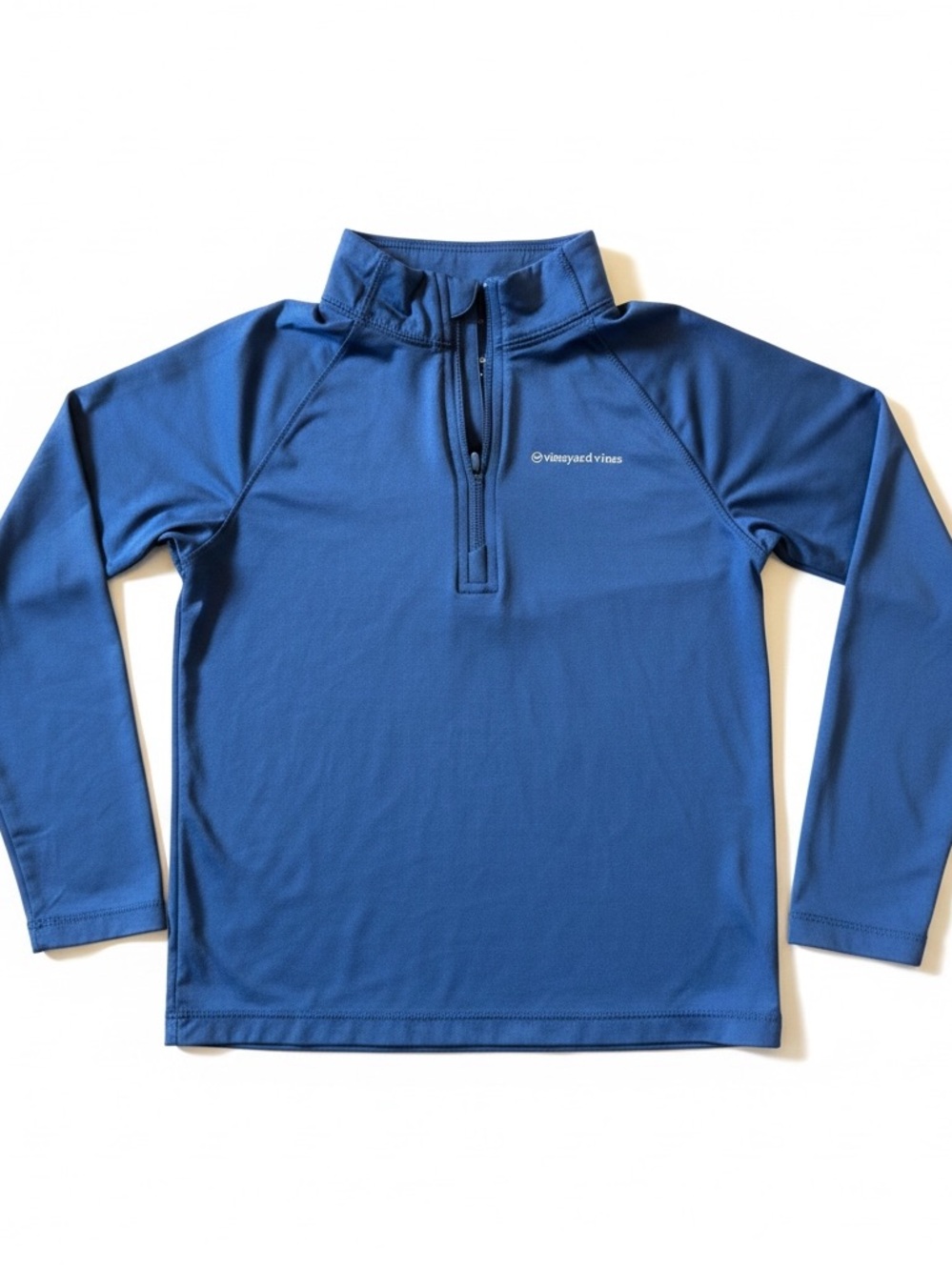 Vineyard Vines Boy’s Blue Long-Sleeve Performance 1/4 Zip